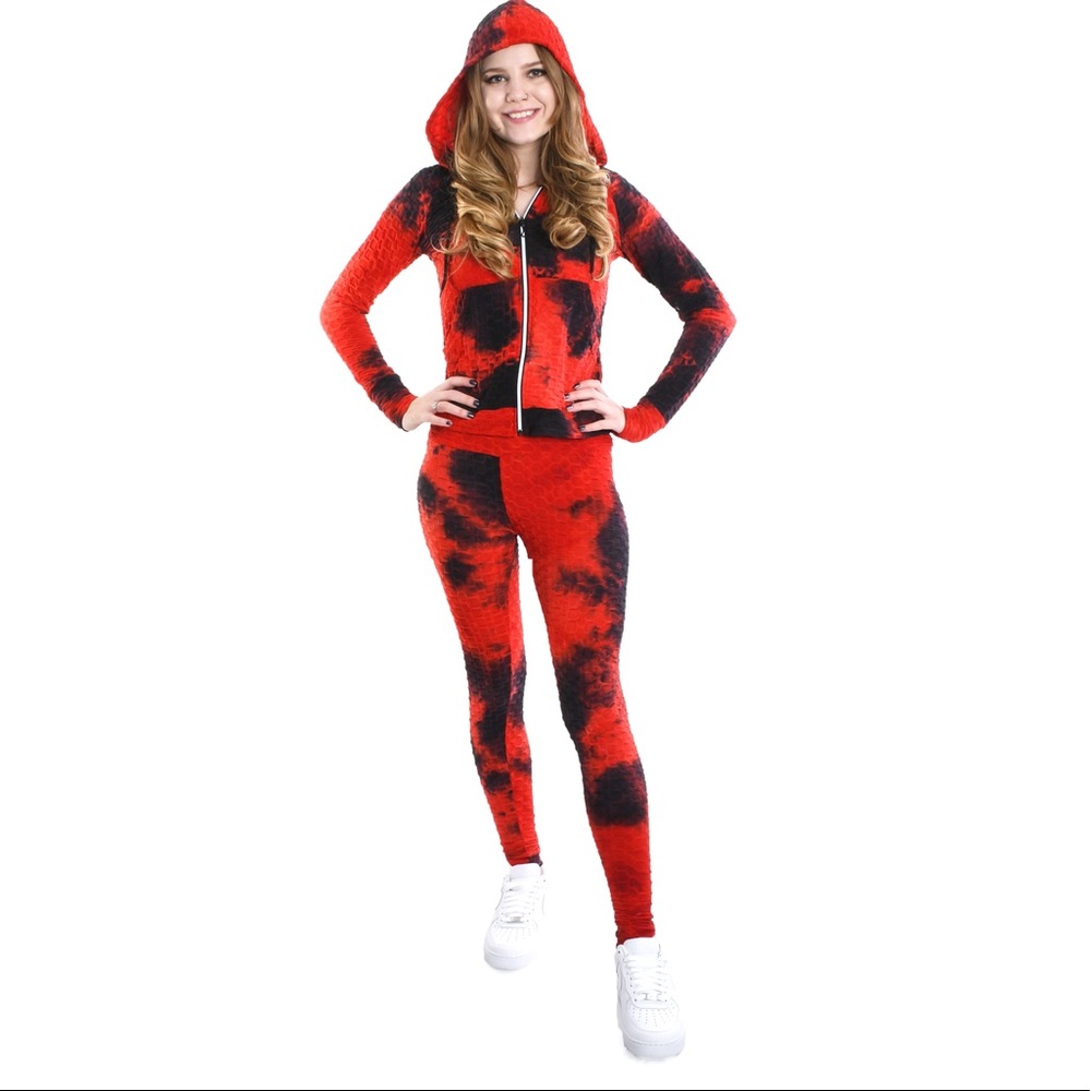 Tiktok legging & hoodie set